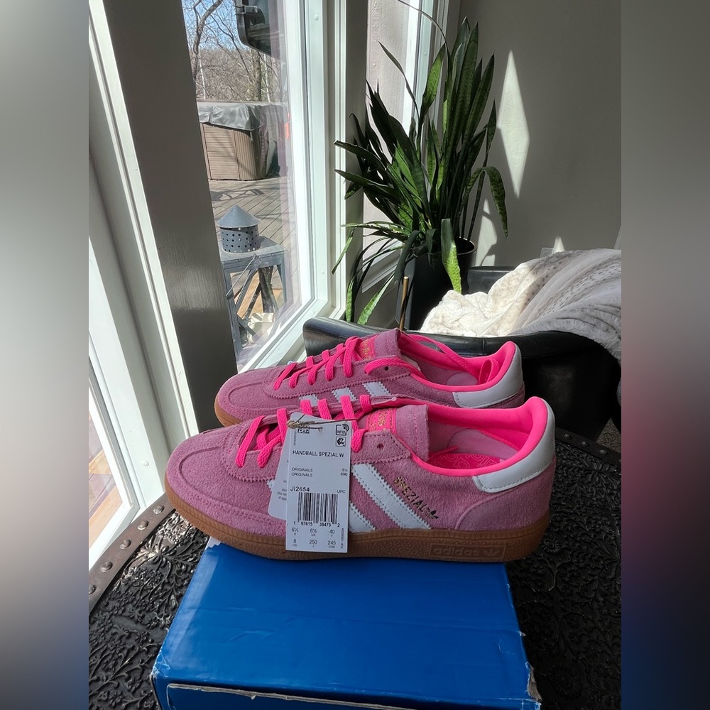 ADIDAS ORIGINALS HANDBALL SPEZIAL SNEAKERS LUCID PINK 8 40 - Picture 8 of 12